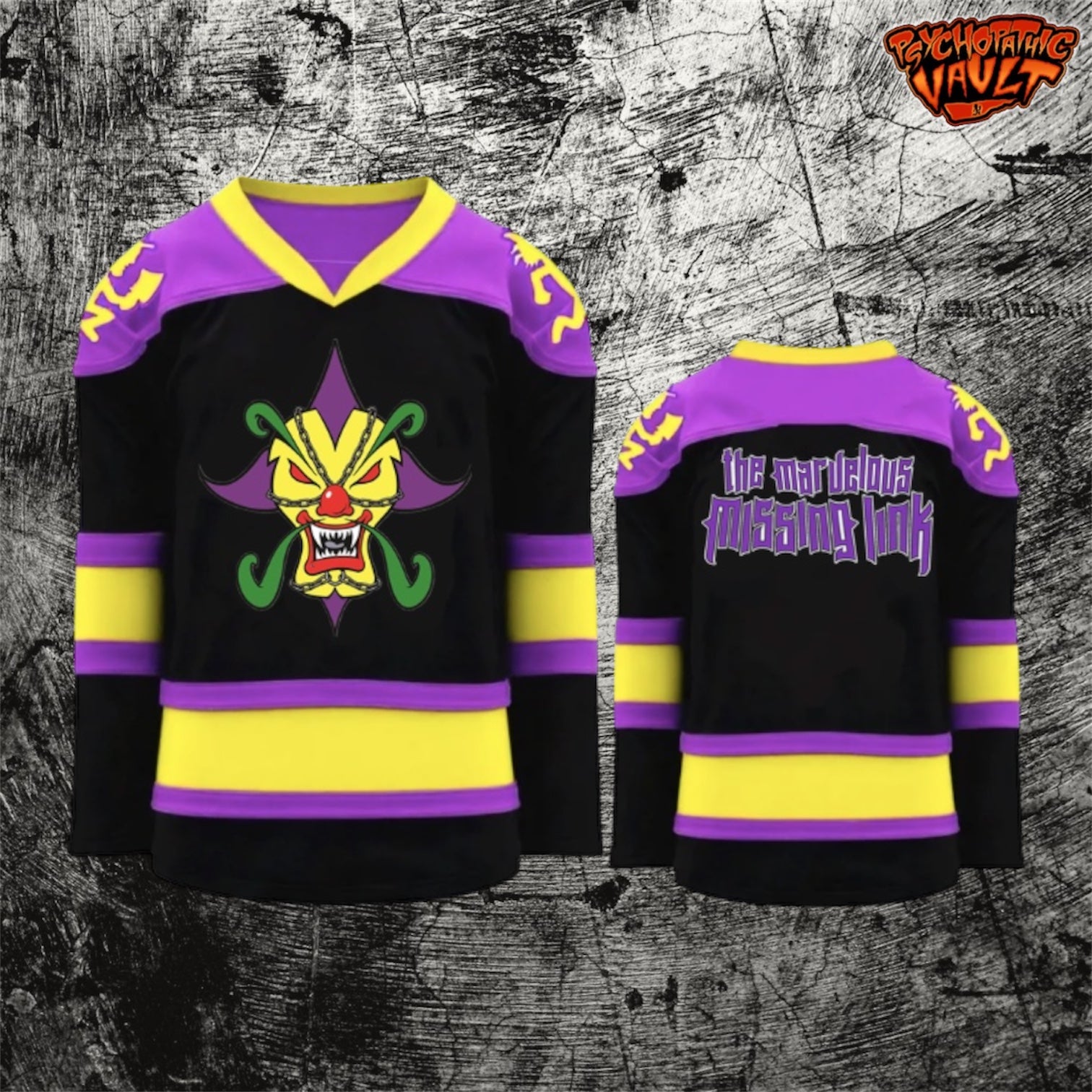 Marvelous Missing Link Hockey Jersey – Psychopathic Vault
