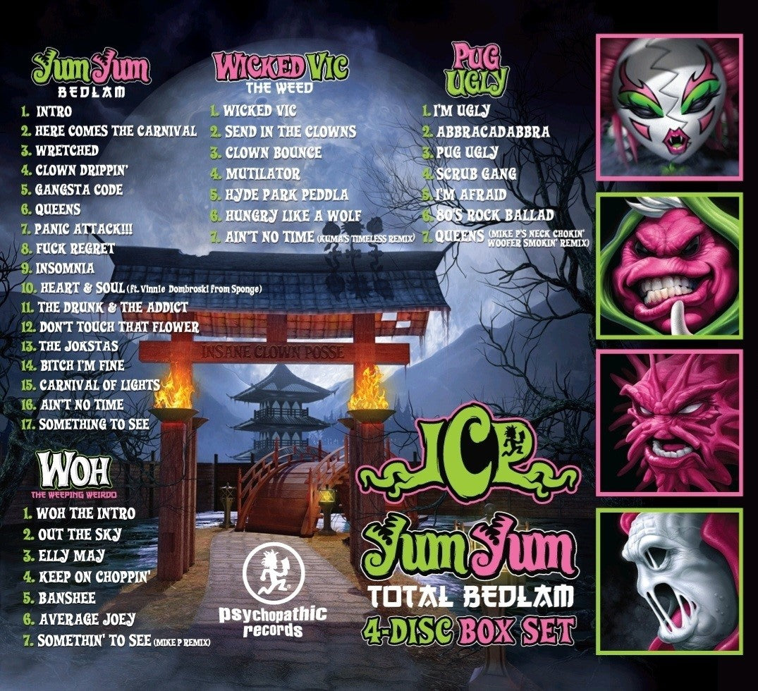 ICP - Yum Yum Total Bedlam 4-Disc Box Set