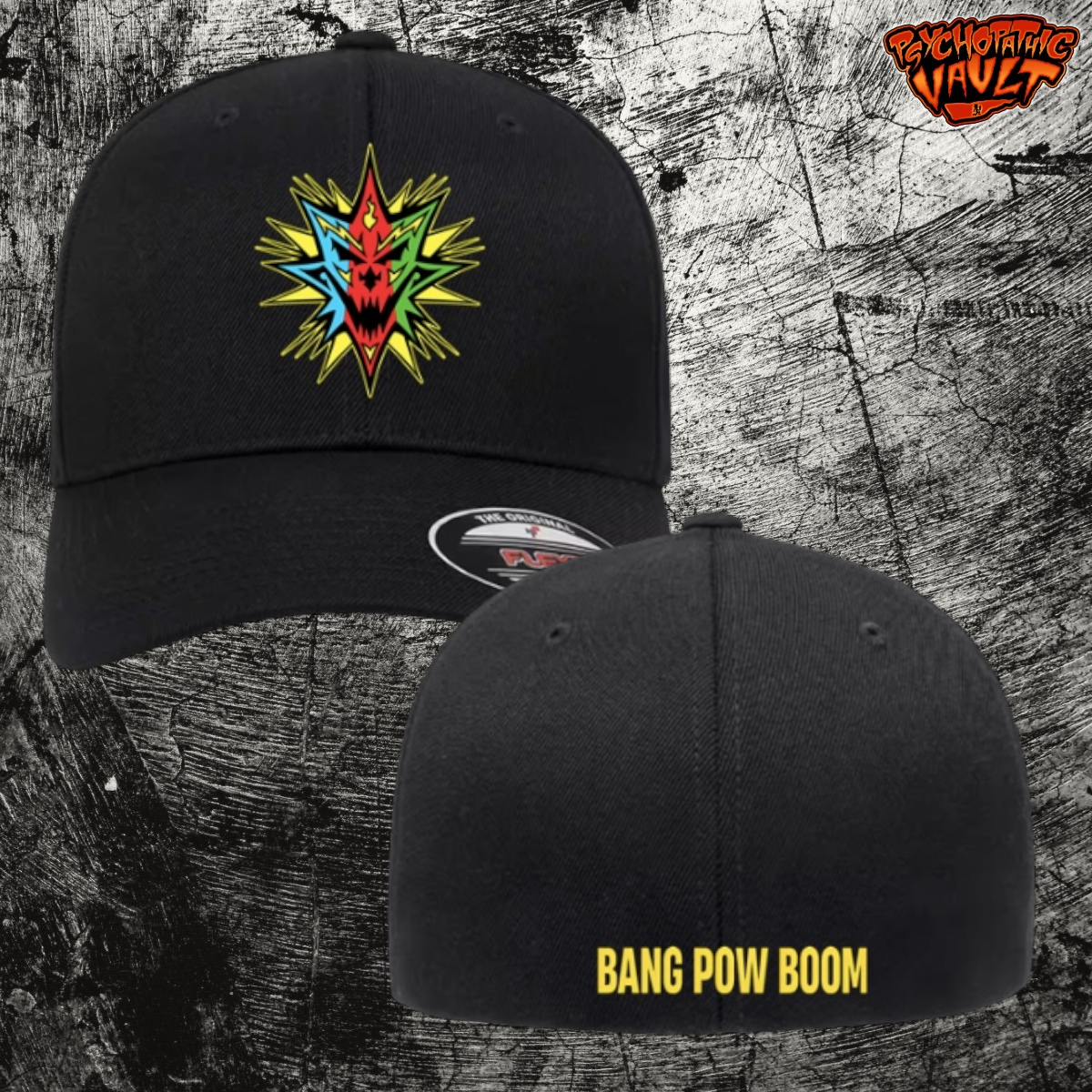 Bang Pow Boom Flexfit Baseball Hat