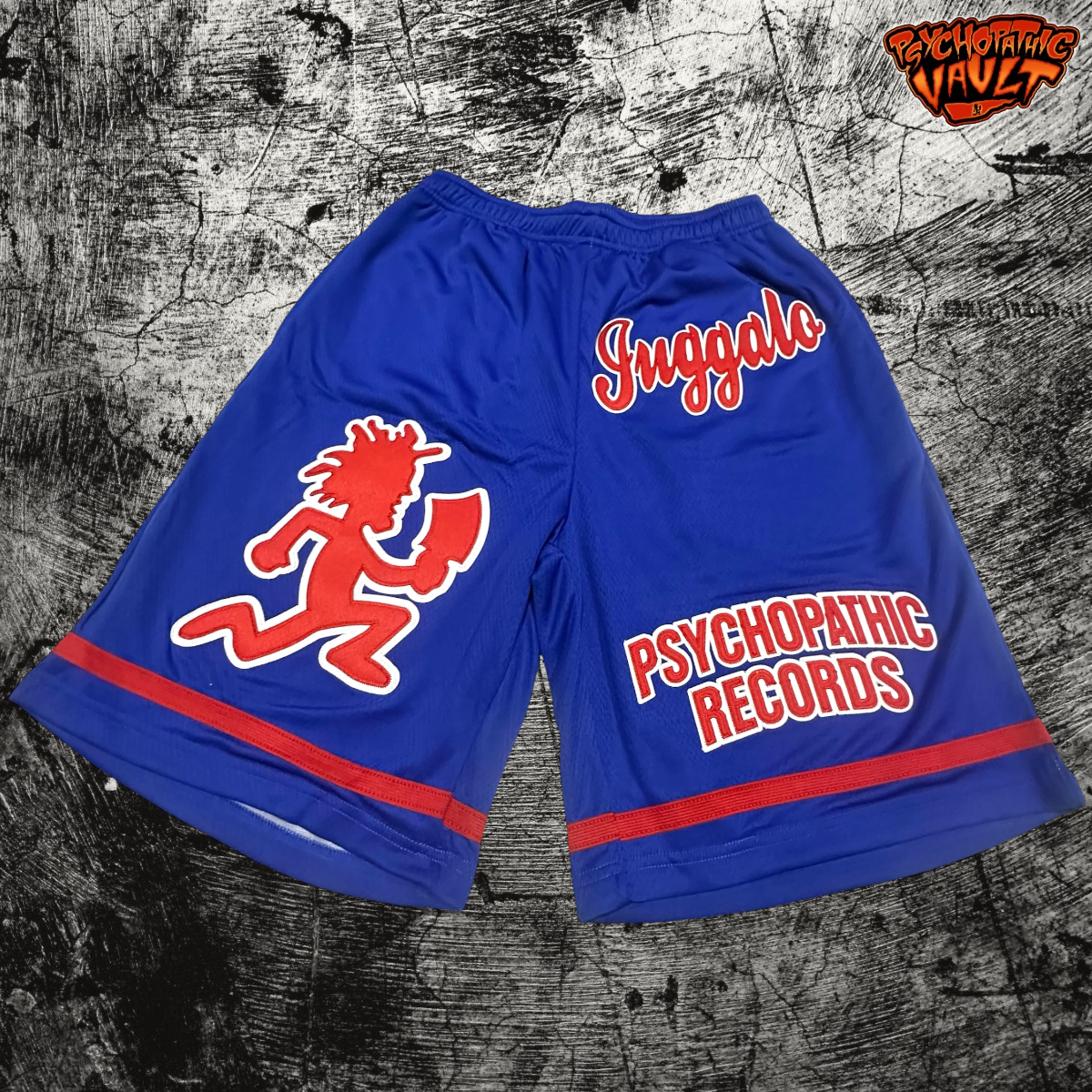 Blue/Red Juggalo Basketball Shorts