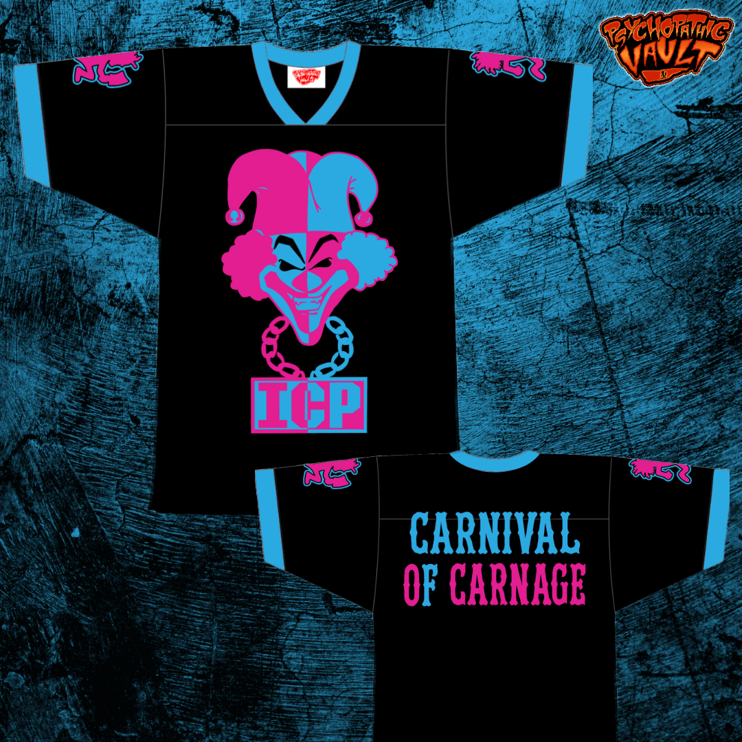 Carnival of Carnage Football Jersey – Psychopathic Vault Carnival of Carnage Football Jersey – Psychopathic Vault