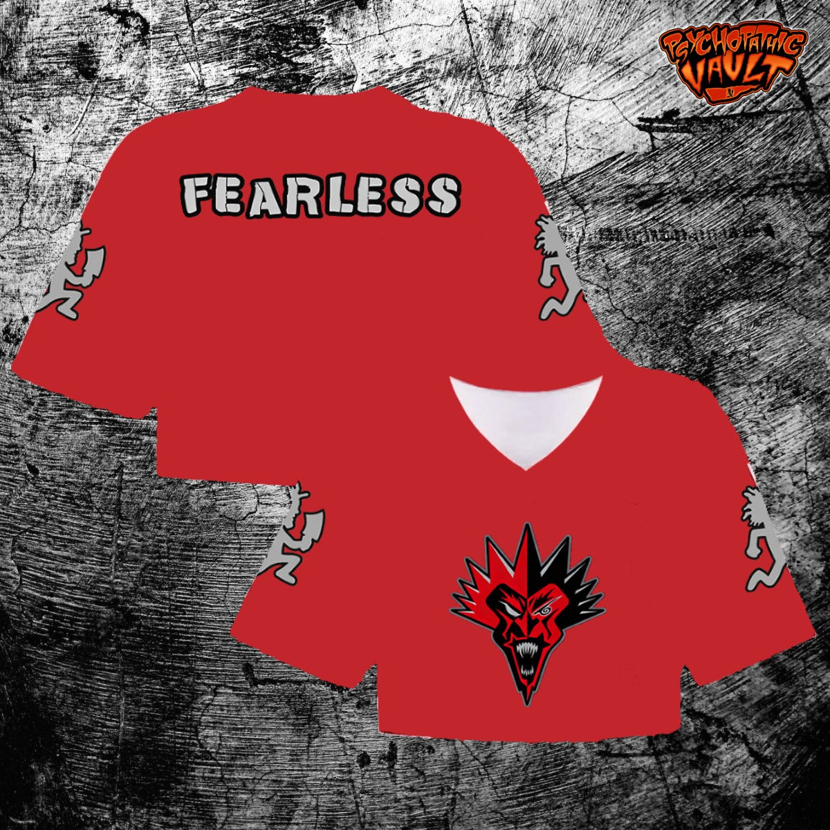 Fearless Fred Fury Womens Crop Top Jersey