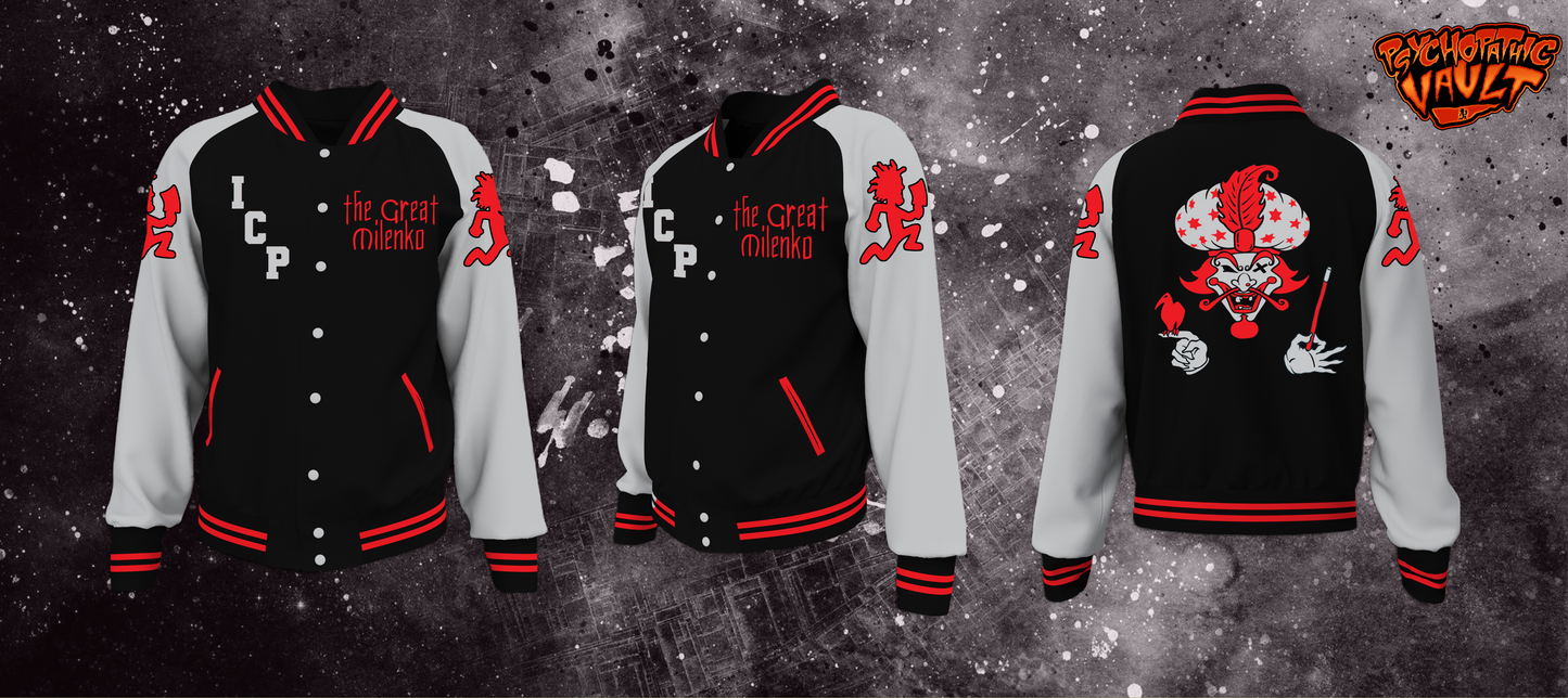 Great Milenko Satin Baseball Jacket