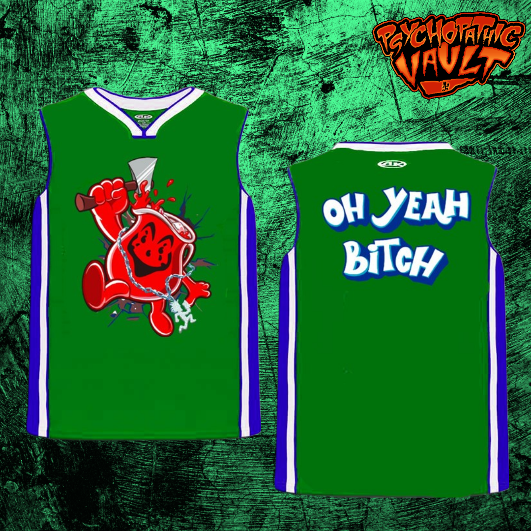 Violent J Koolaid Man Green Basketball Jersey