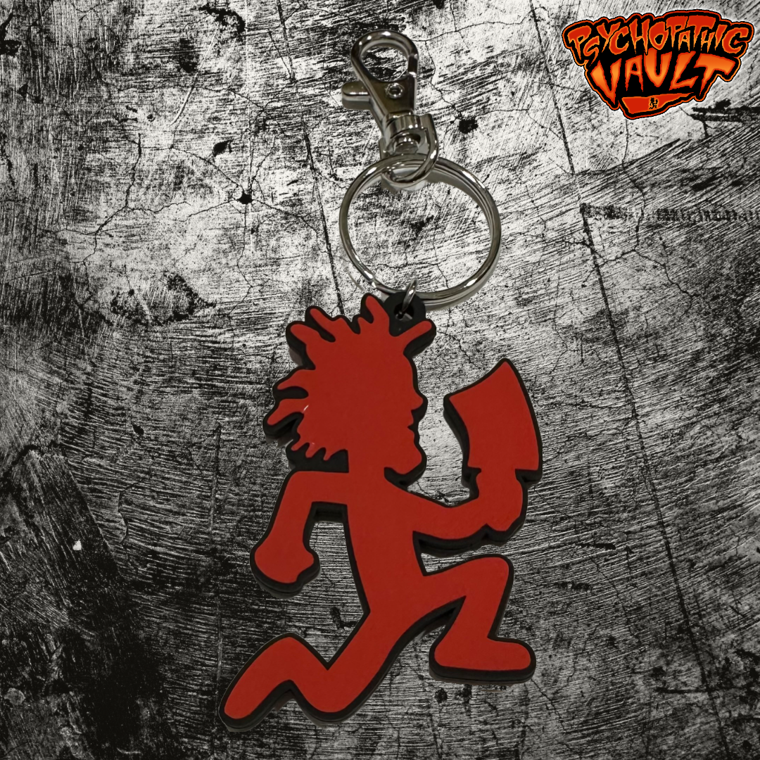 Hatchetman Rubber Key Chain – Psychopathic Vault Hatchetman Rubber Key Chain – Psychopathic Vault