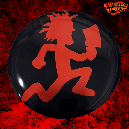 Disk Golf Frisbee Black with Red Hatchetman