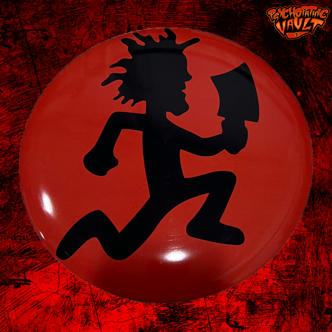 Disk Golf Frisbee Red with Black Hatchetman