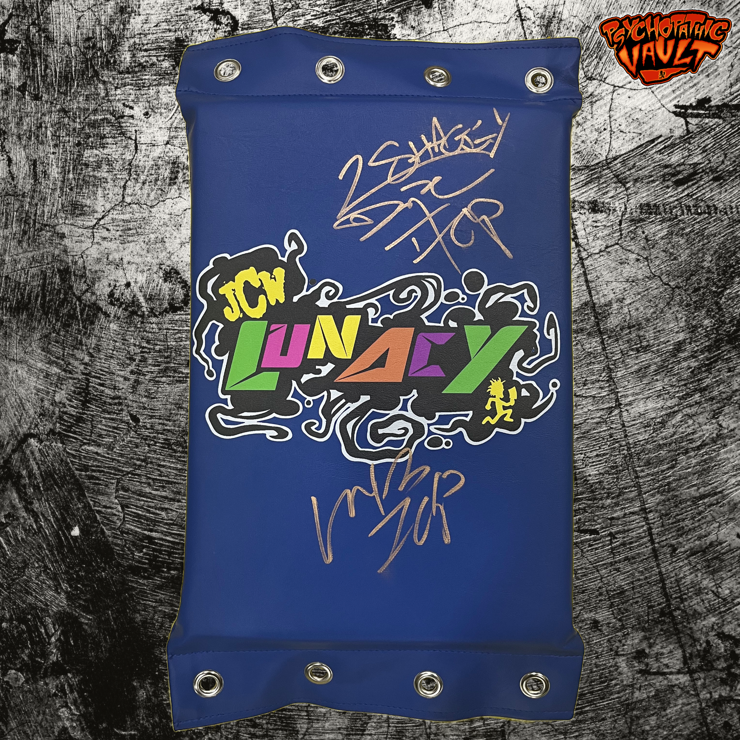 JCW Lunacy Autographed Turnbuckle