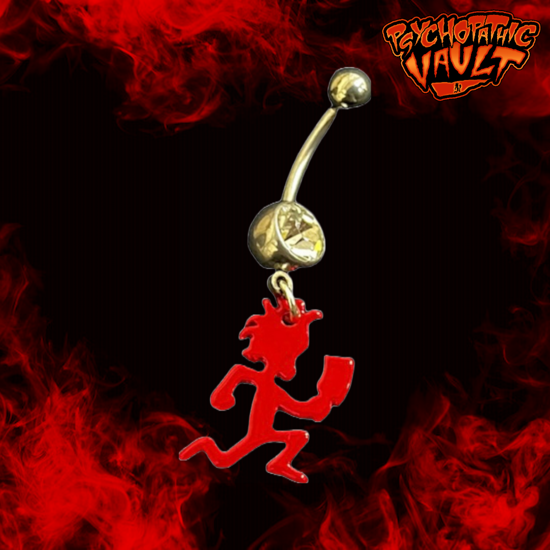 Diamond Hatchetman Belly Ring