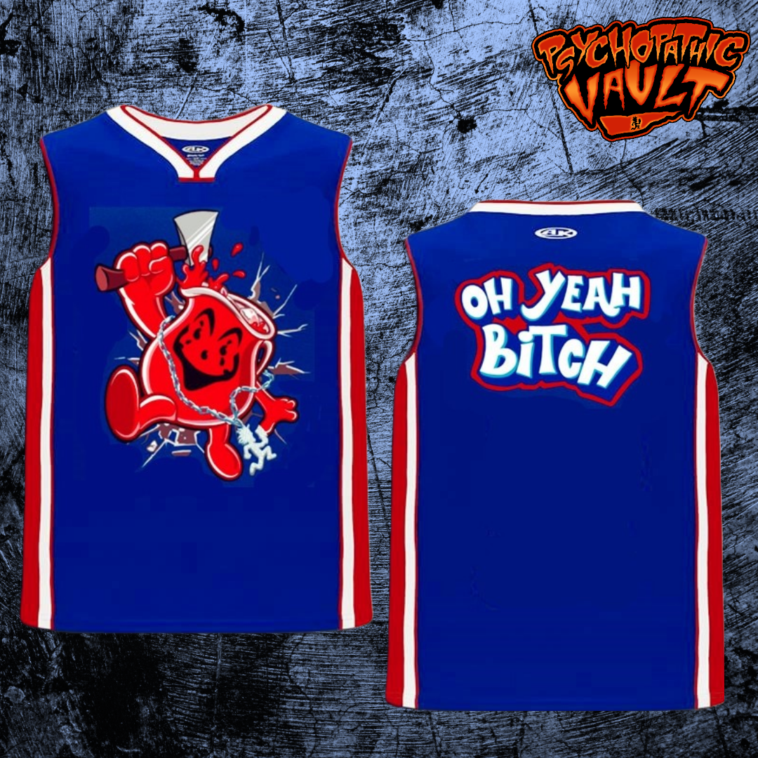 Violent J Koolaid Man Blue Basketball Jersey