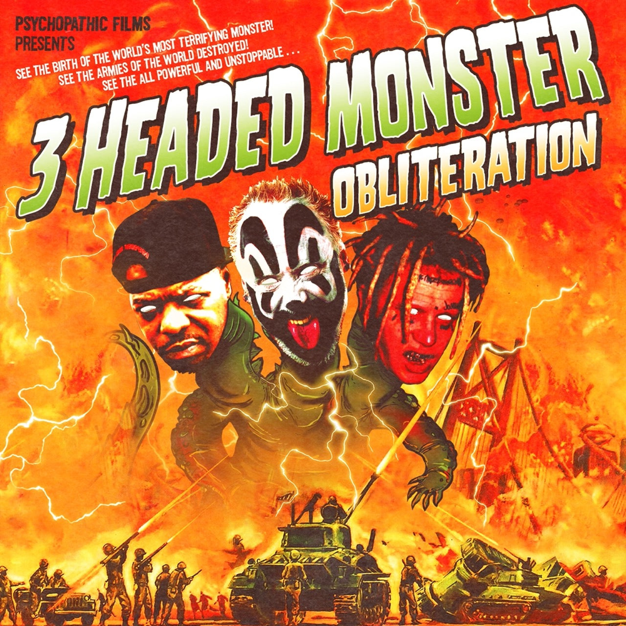 3 headed monsters 3 Headed Monster Obiteration Vinyl