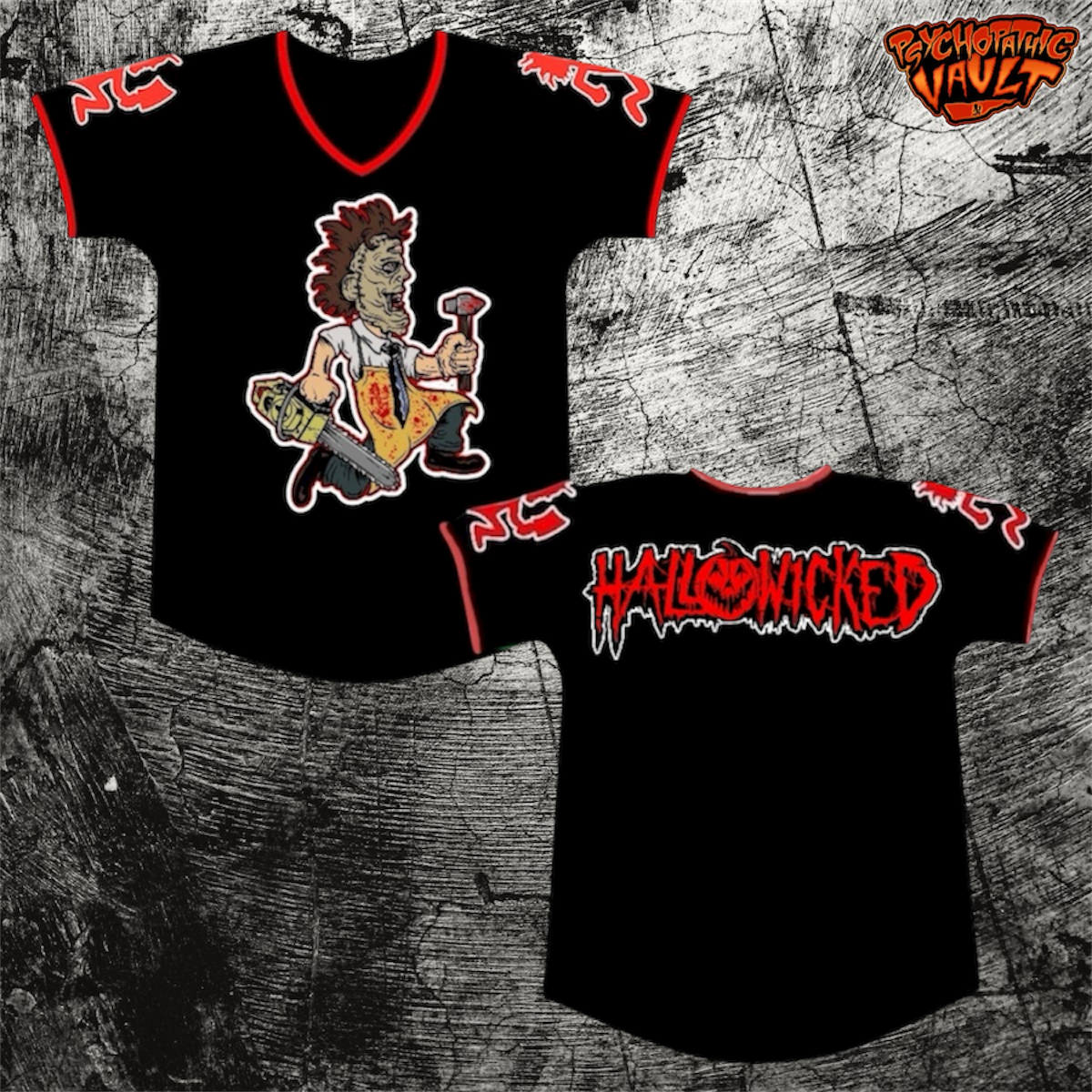 Leatherface Hatchetman Football Jersey – Psychopathic Vault