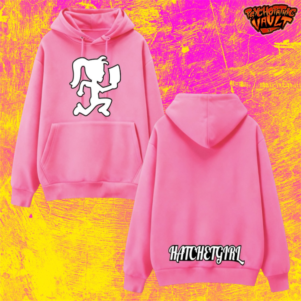 Hatchetgirl Embroidered Hoodie