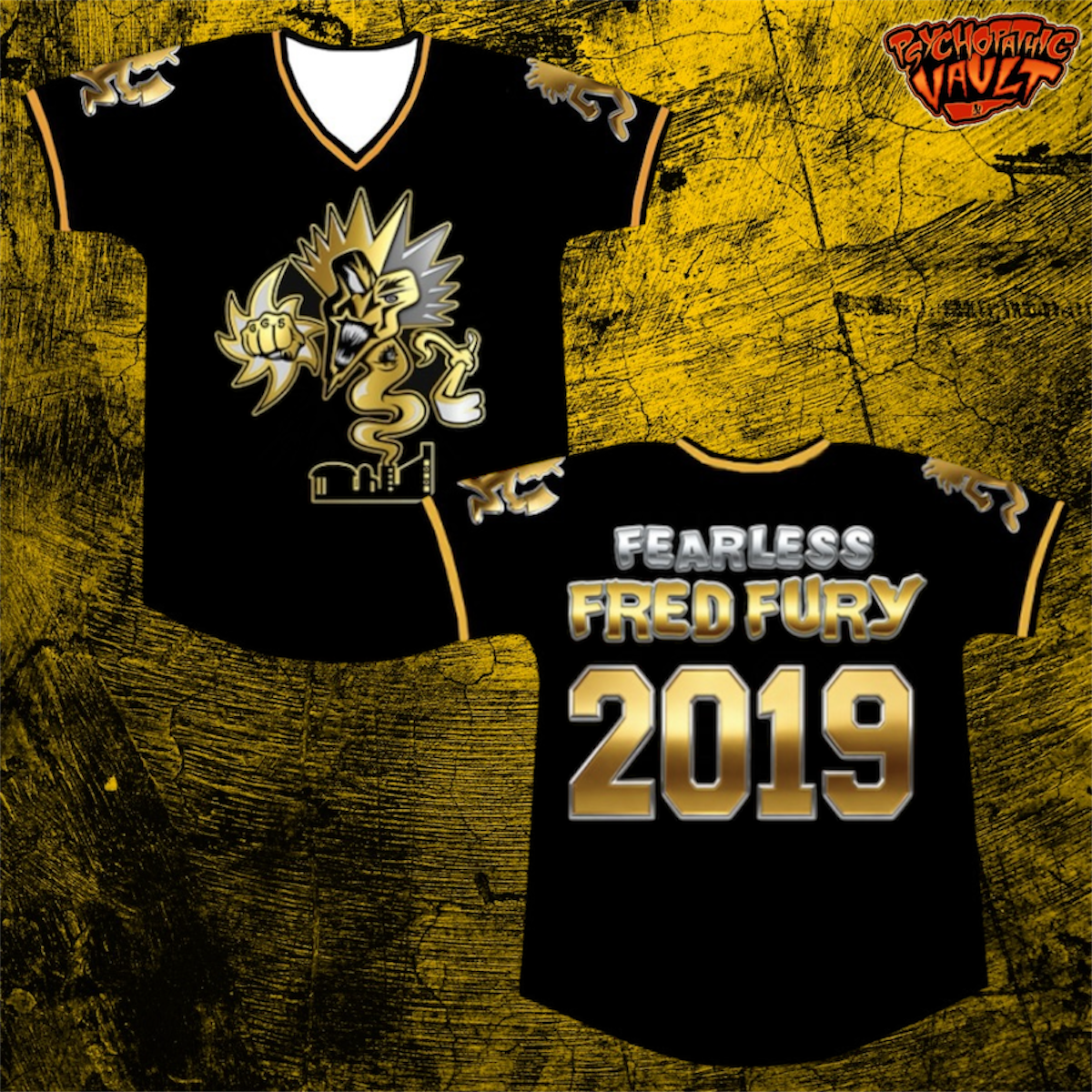 Metallic Fred Fury Football Jersey