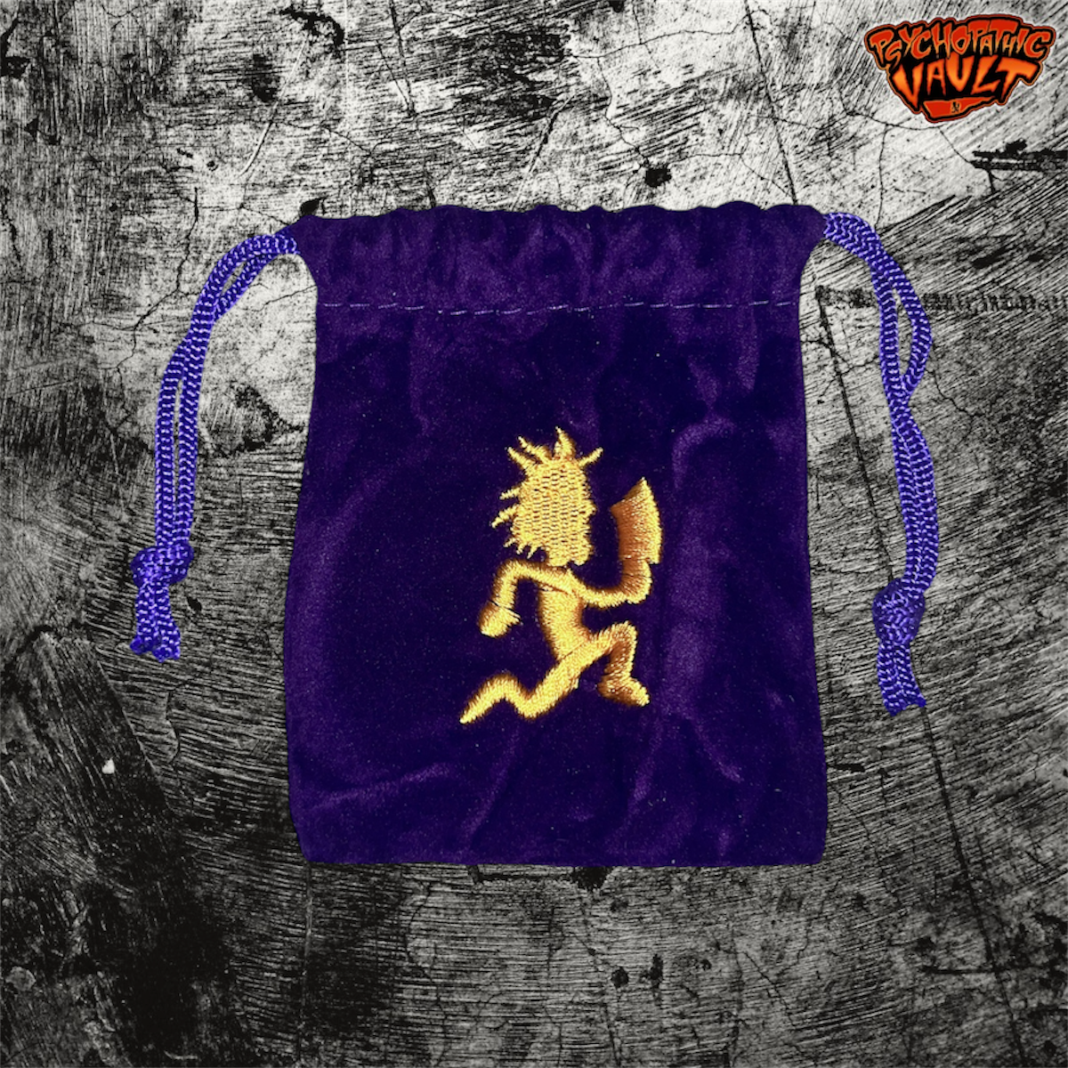 Purple Hatchetman Jewelry Bag