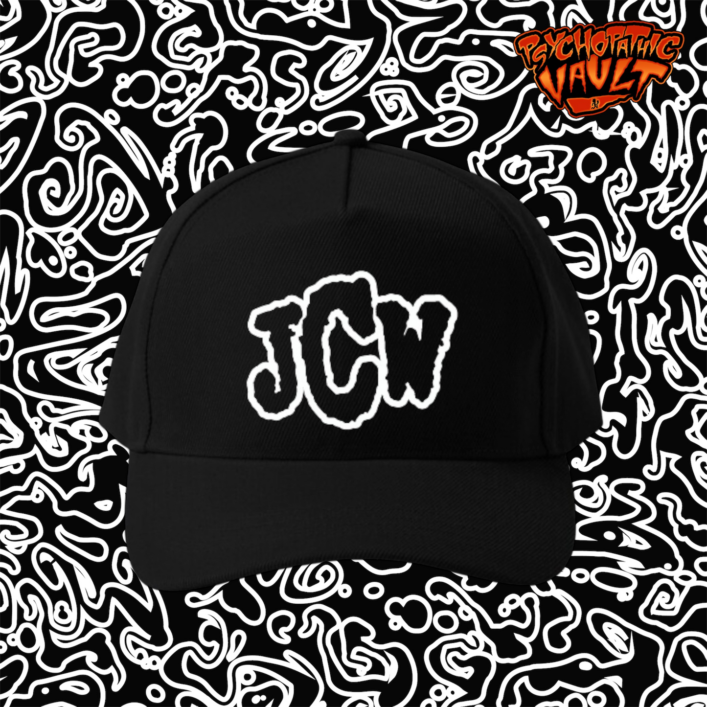 Black JCW Flexfit Baseball Hat