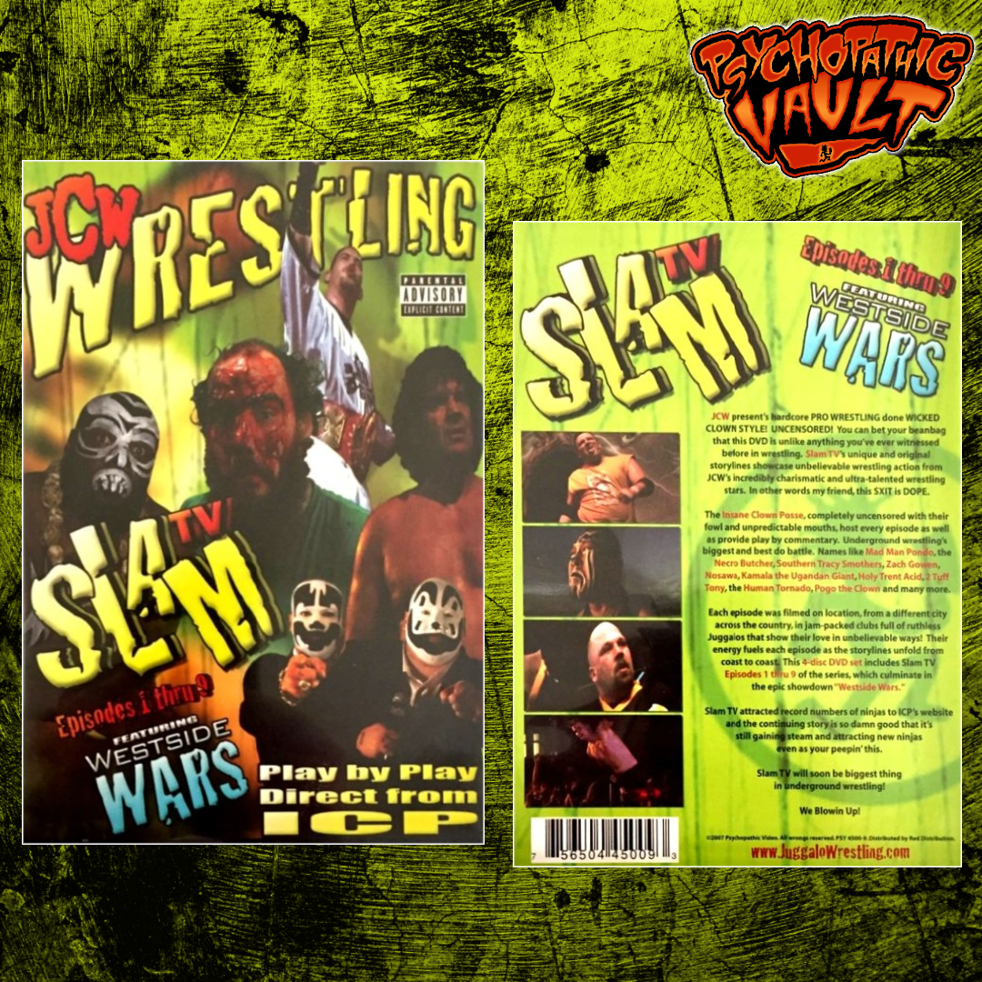 Slam TV 1-9 DVD – Psychopathic Vault Slam TV 1-9 DVD – Psychopathic Vault