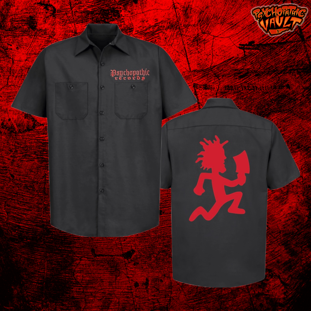 Black Psychopathic Records Work Shirt