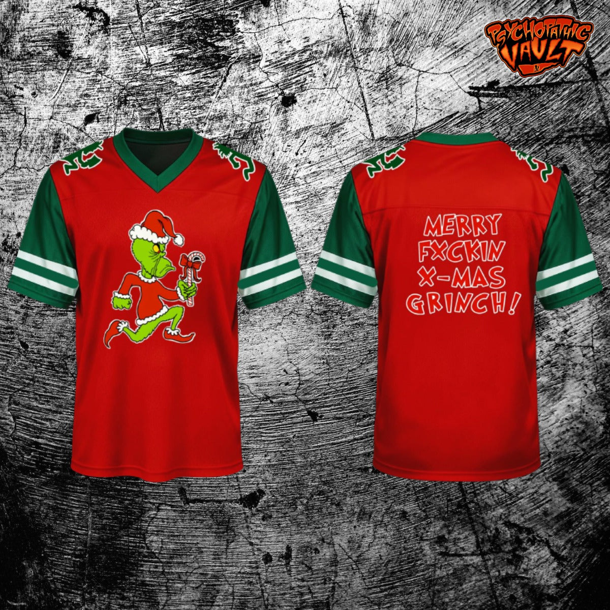 Grinch X-Mas Baseball Jersey