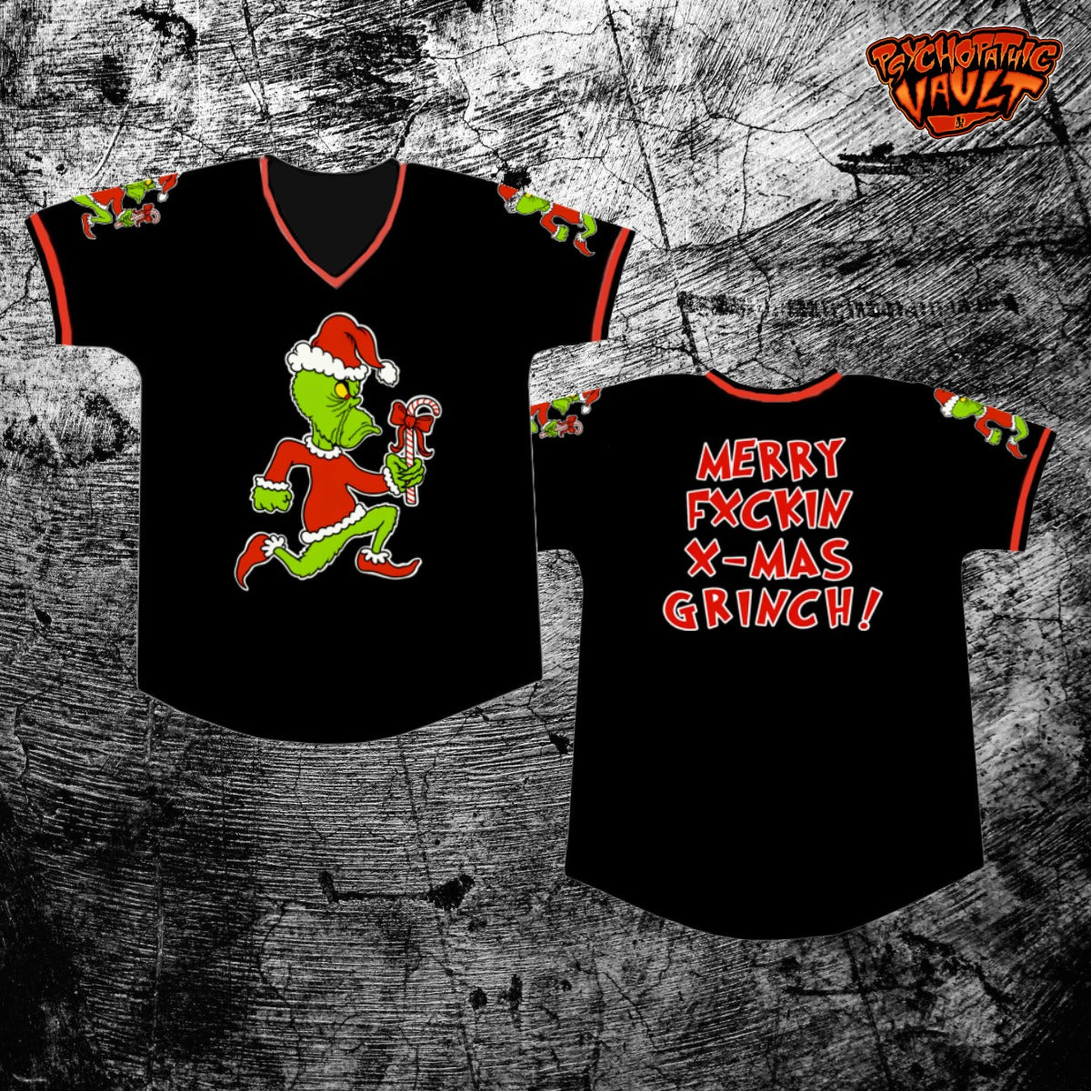 Grinch X-Mas Football Jersey