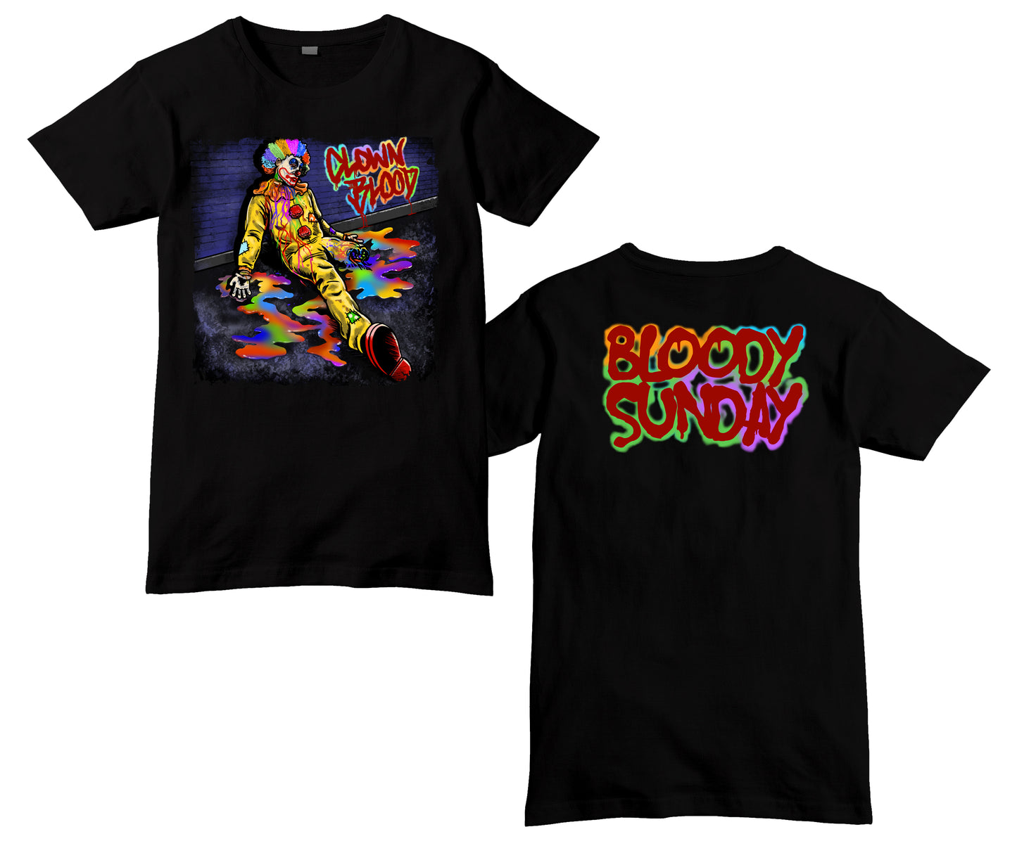 Clown Blood Black T-Shirt