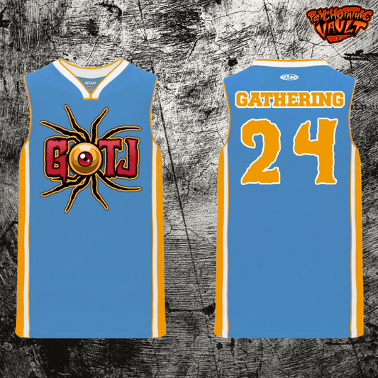 Blue GOTJ Eyeball Basketball Jersey