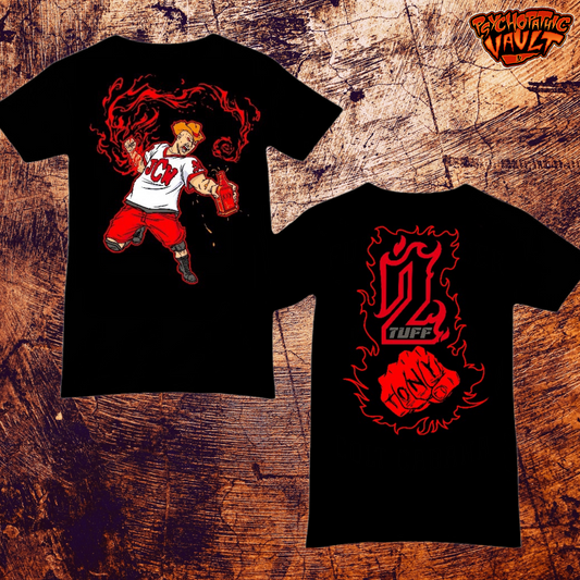 JCW 2 Tuff Tony Flaming Fist Shirt