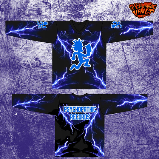 Psychopathic Records Hatchetman Lightning Hockey Jersey