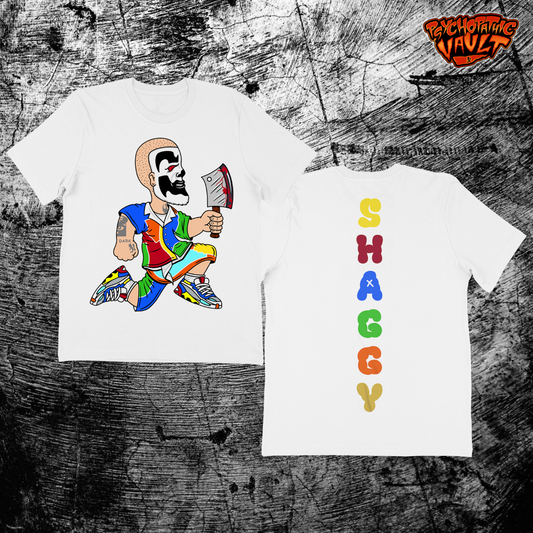 White Shaggy Hatchetman Shirt