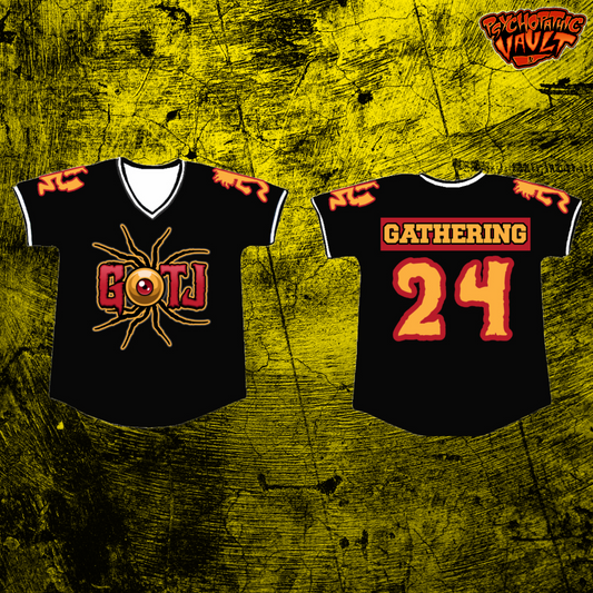 Black Gathering Eyeball Football Jersey