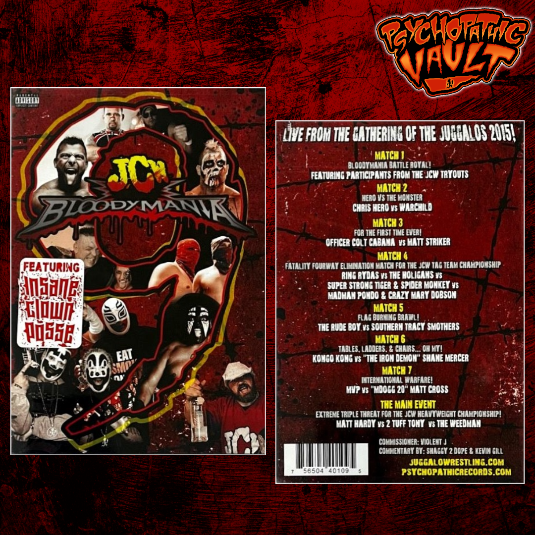 Bloodymania 9 DVD – Psychopathic Vault