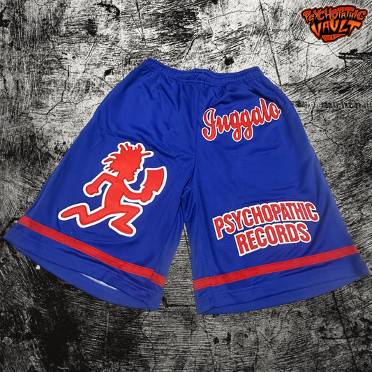 Blue/Red Juggalo Basketball Shorts