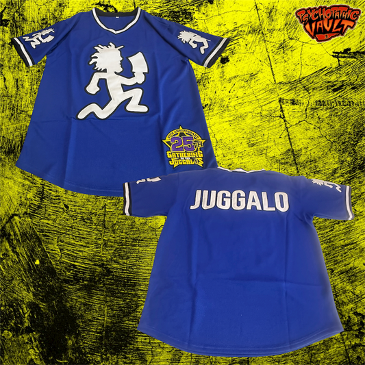Blue Hatchetman Juggalo Football Jersey