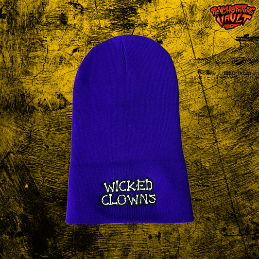 Purple Wicked Clowns Hallowicked 12" Beanie