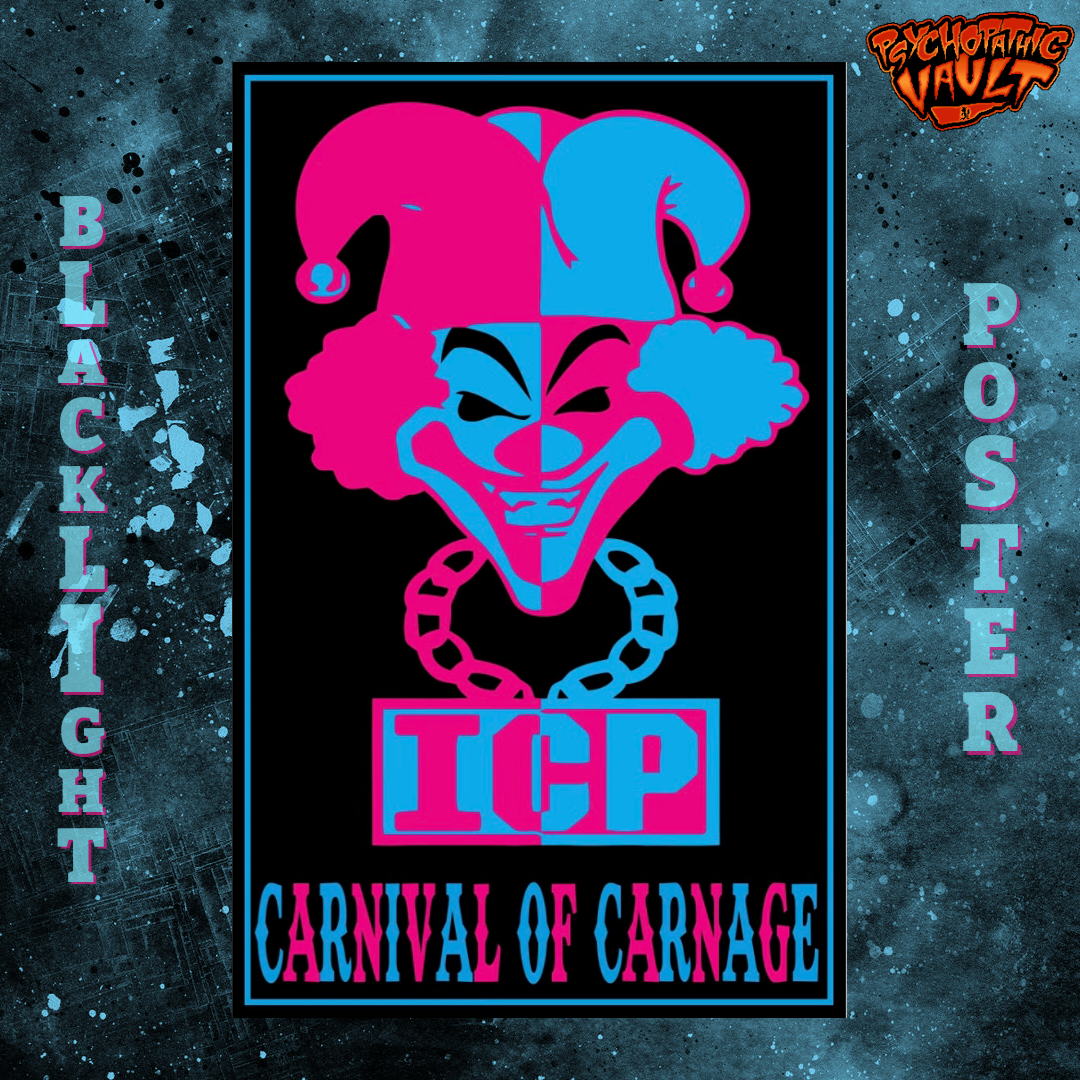 Black Light Carnival Of Carnage Poster