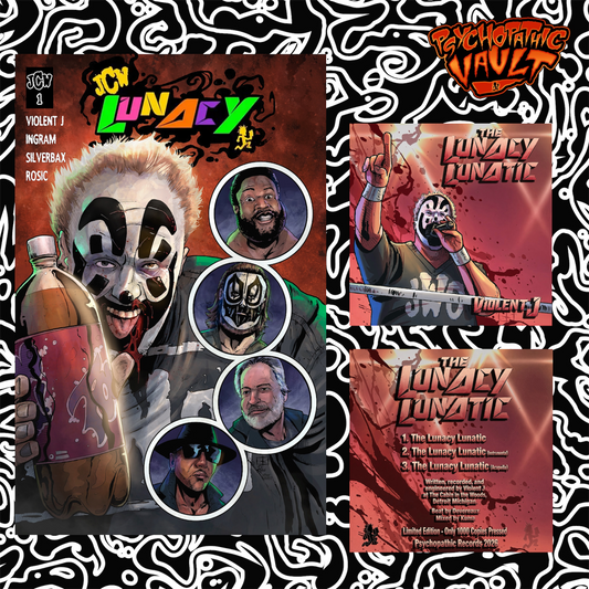 JCW Lunacy Comic Book & CD