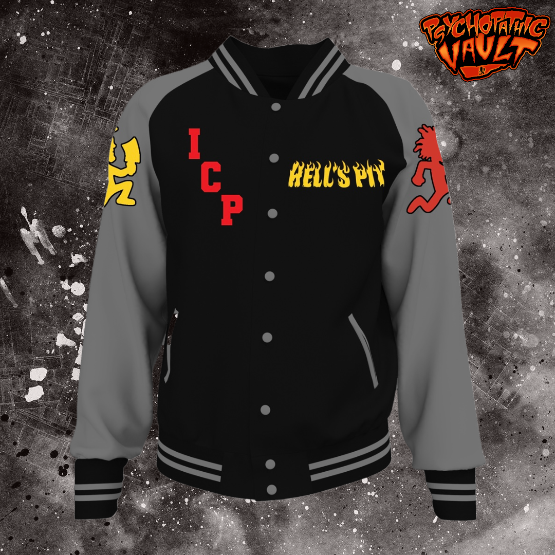 Hell's Pit Satin Baseball Jacket – Psychopathic Vault