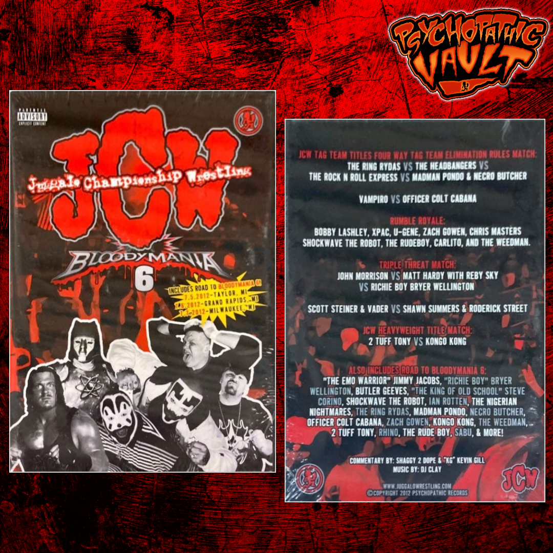 Bloodymania 6 DVD – Psychopathic Vault