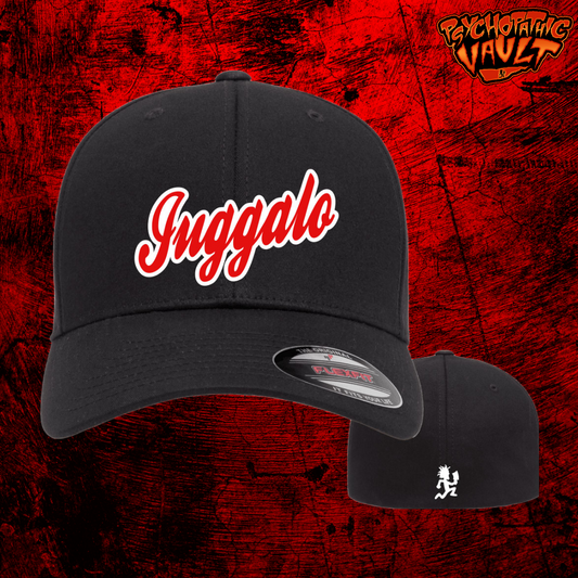Black Juggalo Flex Fit Baseball Hat