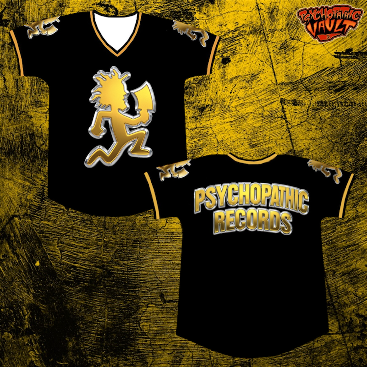 Metallic Hatchetman Football Jersey
