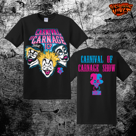 ICP Carnival of Carnage 3 Heads Shirt