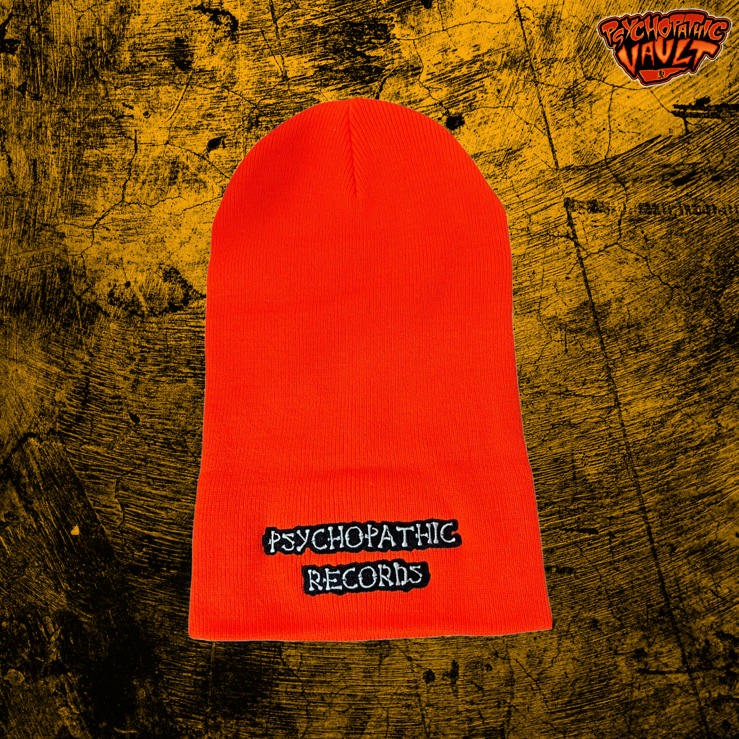 Orange Psychopathic Records 12" Beanie