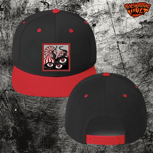 Black/Red DCG Snapback Hat