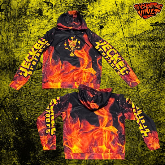 Jeckel Brothers All Over Print Embroidered Hoodie