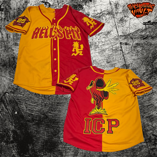 Split Colors Hell's Pit Baseball Jersey