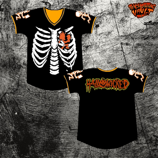 Rib Cage Hallowicked Football Jersey