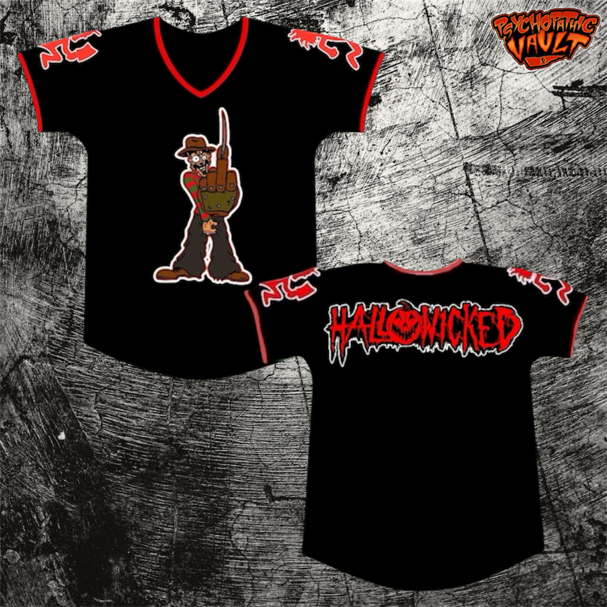 Freddy Kruger Fxck Off Football Jersey