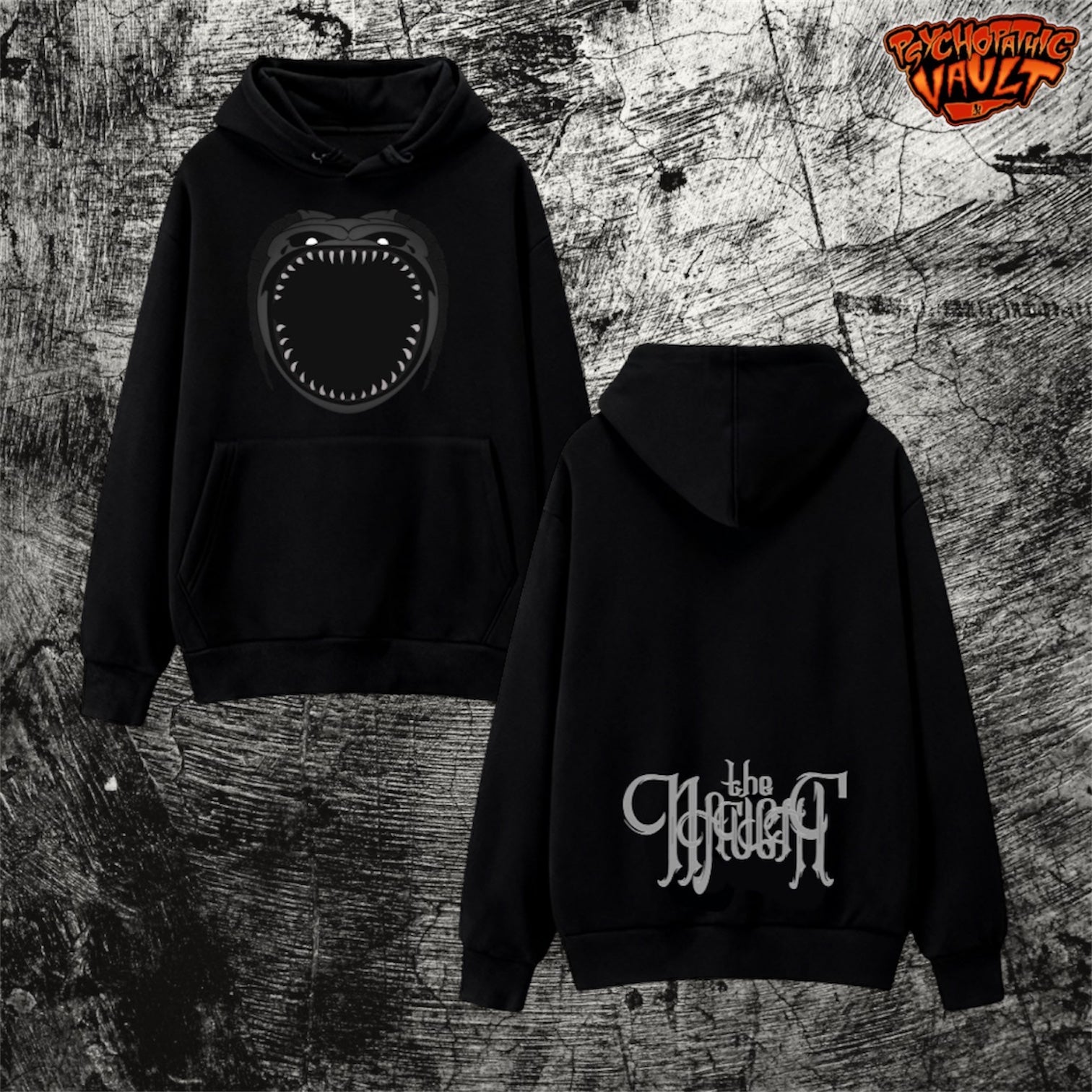 The Naught Embroidered Hoodie – Psychopathic Vault