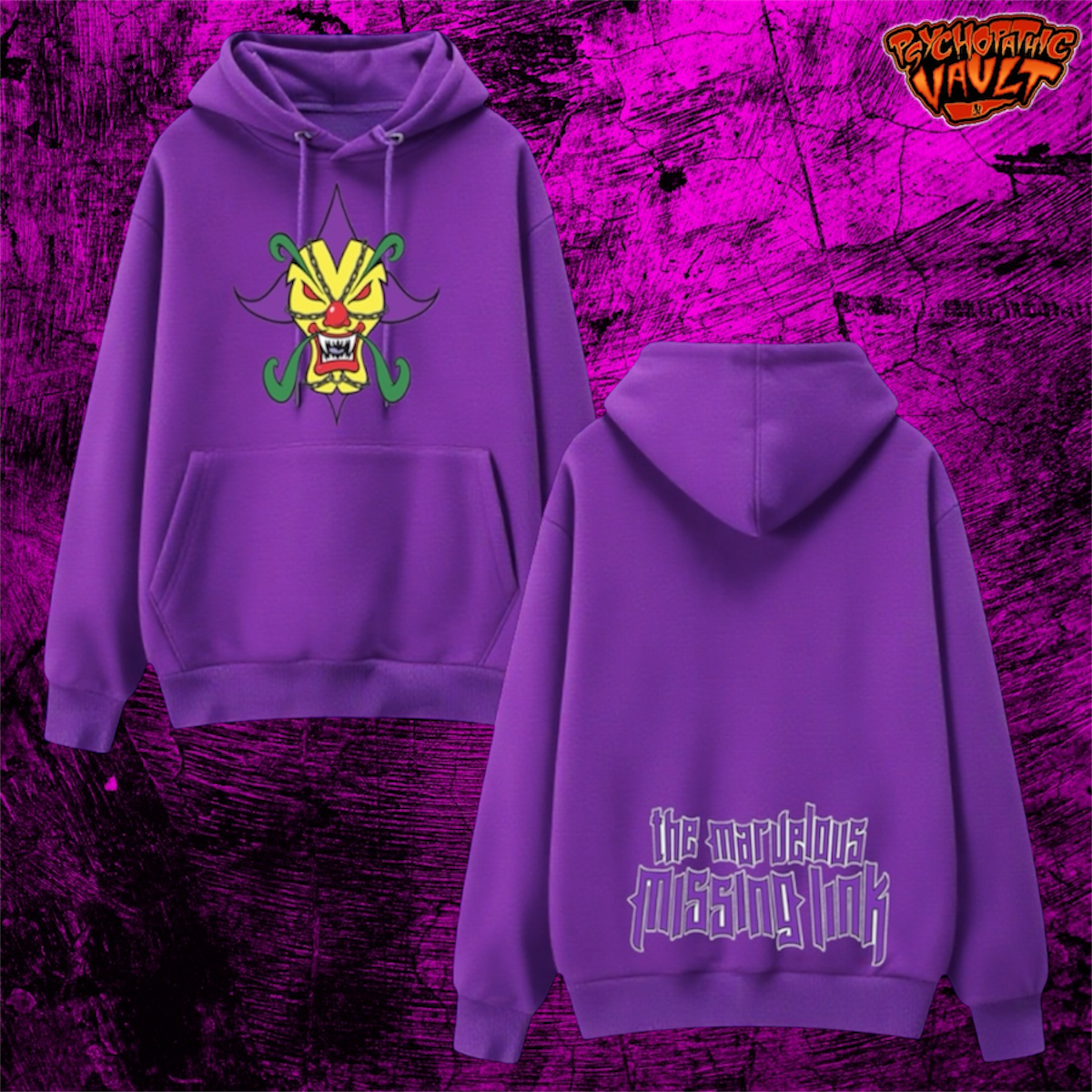 Marvelous Missing Link Embroidered Hoodie