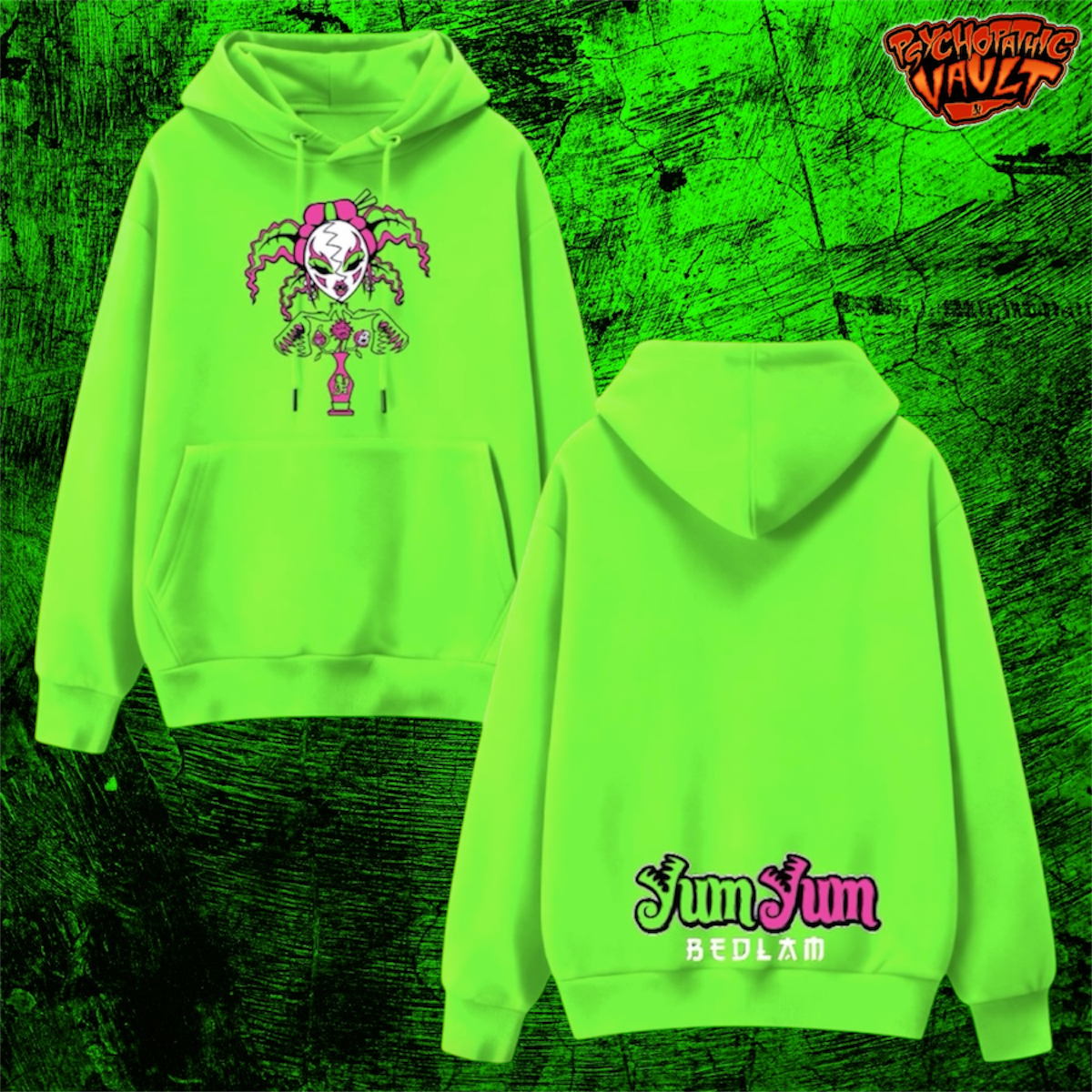 Yum Yum Bedlam Embroidered Hoodie